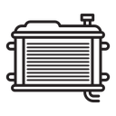 Car radiator icon