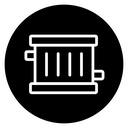 Car radiator Black Filled icon