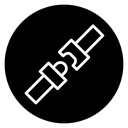 Car seat belt icon