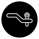 Car towbar icon