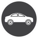 Car Black Filled icon