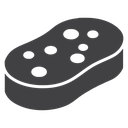 Car wash sponge 3 icon