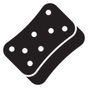 Car wash sponge icon
