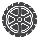 Car wheel icon