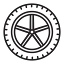Car wheel icon