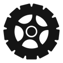 Car wheel icon