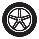 Car wheel icon
