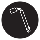 Car wheel brace icon