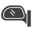 Car wing mirror icon