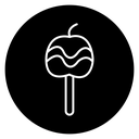 Caramelized apple icon