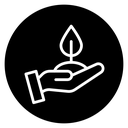 Care of plant icon