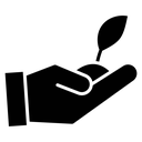 Care of plant Black Filled icon