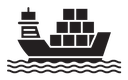 Cargo ship icon