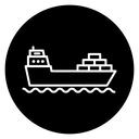 Cargo ship icon