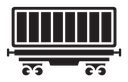 Cargo wagon icon