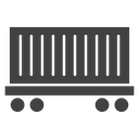Cargo wagon icon