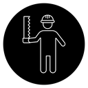 Carpenter worker icon