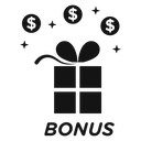 Cash bonus icon
