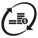 Cash flow icon
