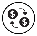 Cash flow icon