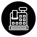 Cash register icon