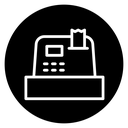 Cash register icon