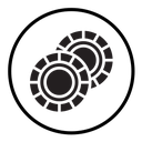 Casino chips icon