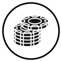 Casino chips icon