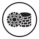 Casino chips icon