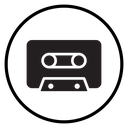 Cassette tape icon