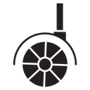 Caster wheel icon