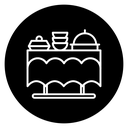 Catering buffet icon