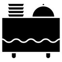 Catering buffet icon