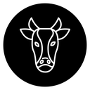 Cattle Crossing Sign icon