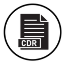 CDR File Document icon