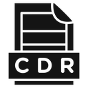 CDR File Document icon
