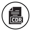 CDR File Document icon
