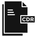 CDR file Black Filled icon