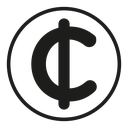 Cedi sign icon