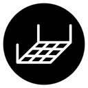 Ceiling frame icon
