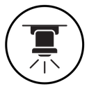 Ceiling spotlight icon