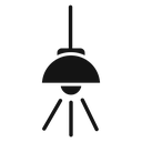 Ceiling spotlight icon