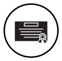 Certificate icon