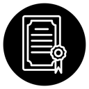 Certificate 4 icon