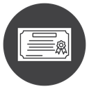 Certificate icon