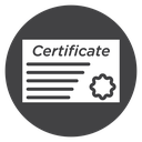 Certificate Seal Badge icon