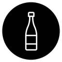 Champagne bottle icon