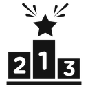 Champion podium icon