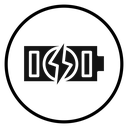 Charging battery icon