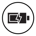 Charging battery icon